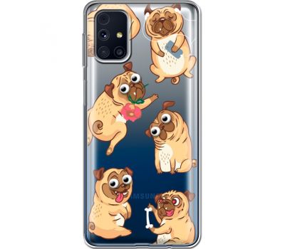 Силіконовий чохол BoxFace Samsung M317 Galaxy M31s с 3D-глазками Pug (40944-cc77)