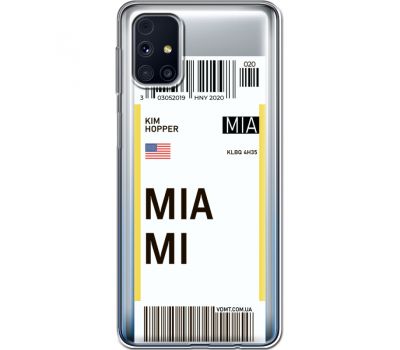 Силіконовий чохол BoxFace Samsung M317 Galaxy M31s Ticket Miami (40944-cc81)