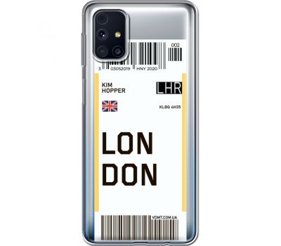 Силіконовий чохол BoxFace Samsung M317 Galaxy M31s Ticket London (40944-cc83)