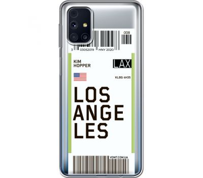 Силіконовий чохол BoxFace Samsung M317 Galaxy M31s Ticket Los Angeles (40944-cc85)