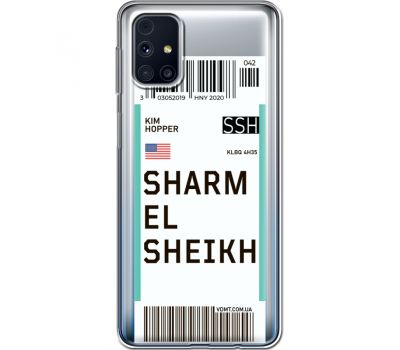 Силіконовий чохол BoxFace Samsung M317 Galaxy M31s Ticket Sharmel Sheikh (40944-cc90)