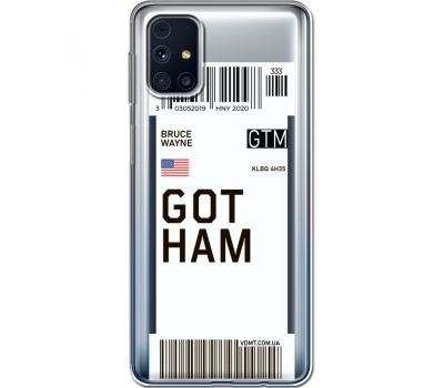 Силіконовий чохол BoxFace Samsung M317 Galaxy M31s Ticket Gotham (40944-cc92)