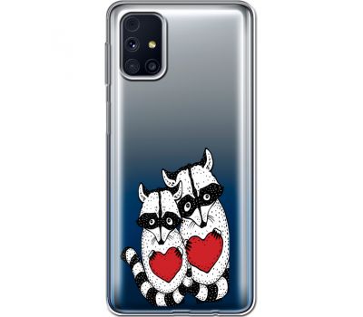 Силіконовий чохол BoxFace Samsung M317 Galaxy M31s Raccoons in love (40944-cc29)