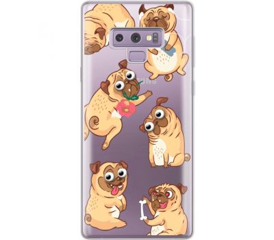 Силіконовий чохол BoxFace Samsung N960 Galaxy Note 9 с 3D-глазками Pug (34974-cc77)