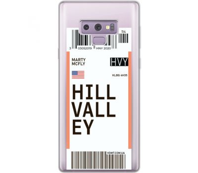 Силіконовий чохол BoxFace Samsung N960 Galaxy Note 9 Ticket Hill Valley (34974-cc94)