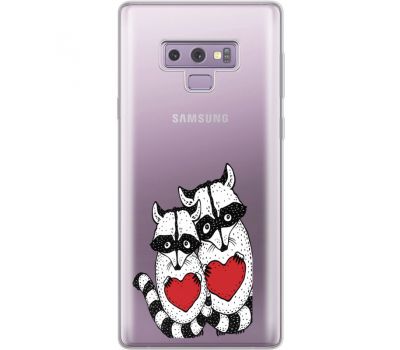 Силіконовий чохол BoxFace Samsung N960 Galaxy Note 9 Raccoons in love (34974-cc29)