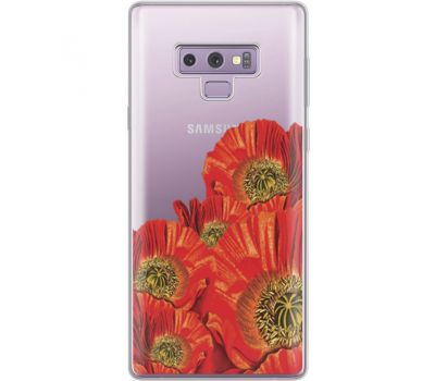 Силіконовий чохол BoxFace Samsung N960 Galaxy Note 9 Red Poppies (34974-cc44)