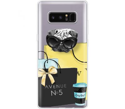 Силіконовий чохол BoxFace Samsung N950F Galaxy Note 8 Fashion Pug (35949-cc55)