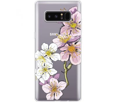 Силіконовий чохол BoxFace Samsung N950F Galaxy Note 8 Cherry Blossom (35949-cc4)