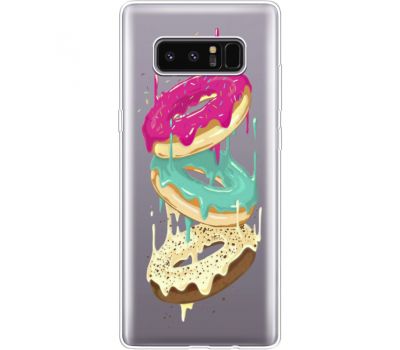 Силіконовий чохол BoxFace Samsung N950F Galaxy Note 8 Donuts (35949-cc7)