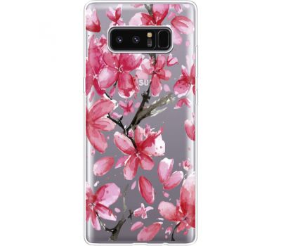 Силіконовий чохол BoxFace Samsung N950F Galaxy Note 8 Pink Magnolia (35949-cc37)