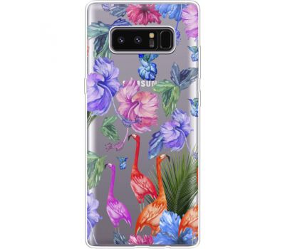 Силіконовий чохол BoxFace Samsung N950F Galaxy Note 8 Flamingo (35949-cc40)