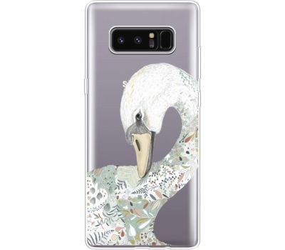 Силіконовий чохол BoxFace Samsung N950F Galaxy Note 8 Swan (35949-cc24)