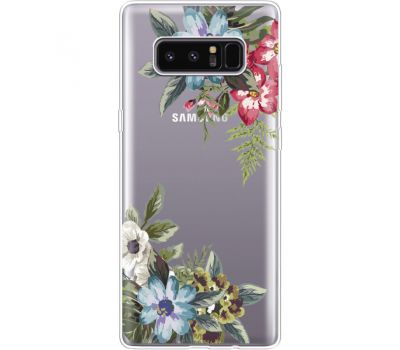 Силіконовий чохол BoxFace Samsung N950F Galaxy Note 8 Floral (35949-cc54)