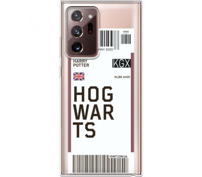 Силіконовий чохол BoxFace Samsung N985 Galaxy Note 20 Ultra Ticket Hogwarts (40574-cc91)