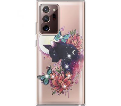 Силіконовий чохол BoxFace Samsung N985 Galaxy Note 20 Ultra Cat in Flowers (940574-rs10)