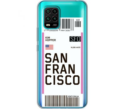 Силіконовий чохол BoxFace Xiaomi Mi 10 Lite Ticket  San Francisco (39439-cc79)