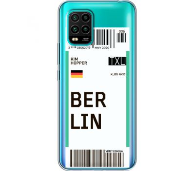 Силіконовий чохол BoxFace Xiaomi Mi 10 Lite Ticket Berrlin (39439-cc80)