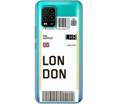 Силіконовий чохол BoxFace Xiaomi Mi 10 Lite Ticket London (39439-cc83)
