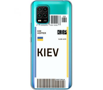 Силіконовий чохол BoxFace Xiaomi Mi 10 Lite Ticket Kiev (39439-cc88)