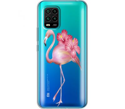 Силіконовий чохол BoxFace Xiaomi Mi 10 Lite Floral Flamingo (39439-cc12)