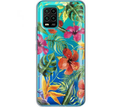 Силіконовий чохол BoxFace Xiaomi Mi 10 Lite Tropical Flowers (39439-cc43)