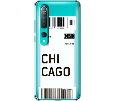 Силіконовий чохол BoxFace Xiaomi Mi 10 Ticket Chicago (39445-cc82)