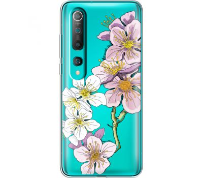 Силіконовий чохол BoxFace Xiaomi Mi 10 Cherry Blossom (39445-cc4)