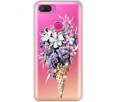 Силіконовий чохол BoxFace Xiaomi Mi 8 Lite Ice Cream Flowers (935667-rs17)