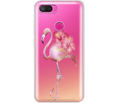 Силіконовий чохол BoxFace Xiaomi Mi 8 Lite Floral Flamingo (35667-cc12)