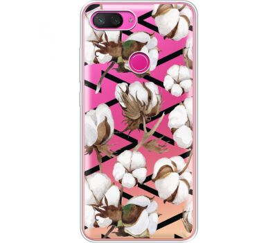 Силіконовий чохол BoxFace Xiaomi Mi 8 Lite Cotton flowers (35667-cc50)