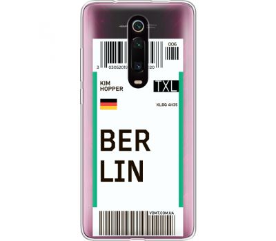 Силіконовий чохол BoxFace Xiaomi Mi 9T / Mi 9T Pro Ticket Berrlin (37377-cc80)