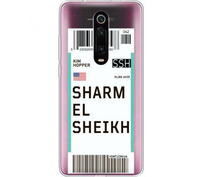Силіконовий чохол BoxFace Xiaomi Mi 9T / Mi 9T Pro Ticket Sharmel Sheikh (37377-cc90)
