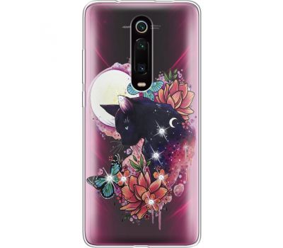 Силіконовий чохол BoxFace Xiaomi Mi 9T / Mi 9T Pro Cat in Flowers (937377-rs10)