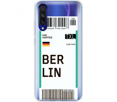 Силіконовий чохол BoxFace Xiaomi Mi A3 Ticket Berrlin (37628-cc80)