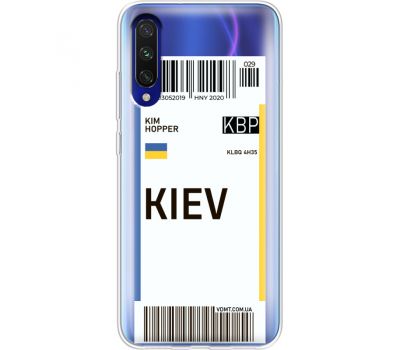 Силіконовий чохол BoxFace Xiaomi Mi A3 Ticket Kiev (37628-cc88)