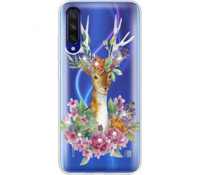 Силіконовий чохол BoxFace Xiaomi Mi A3 Deer with flowers (937628-rs5)
