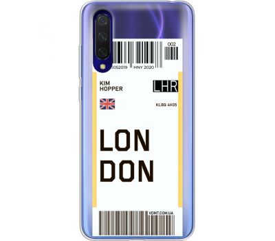 Силіконовий чохол BoxFace Xiaomi Mi 9 Lite Ticket London (38312-cc83)