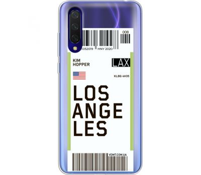 Силіконовий чохол BoxFace Xiaomi Mi 9 Lite Ticket Los Angeles (38312-cc85)