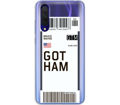 Силіконовий чохол BoxFace Xiaomi Mi 9 Lite Ticket Gotham (38312-cc92)
