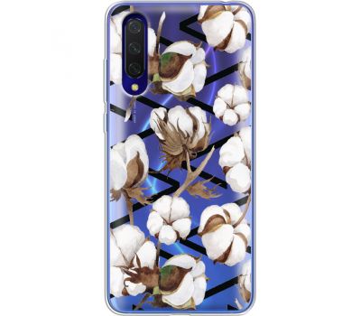 Силіконовий чохол BoxFace Xiaomi Mi 9 Lite Cotton flowers (38312-cc50)