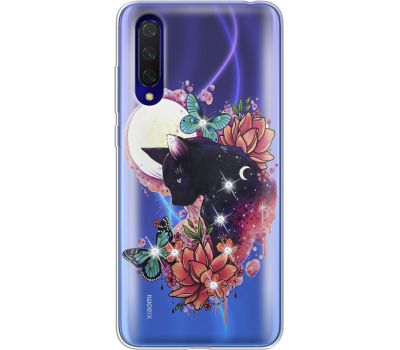 Силіконовий чохол BoxFace Xiaomi Mi 9 Lite Cat in Flowers (938312-rs10)