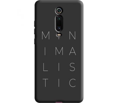 Силіконовий чохол BoxFace Xiaomi Mi 9T / Mi 9T Pro Minimalistic (38687-bk59)