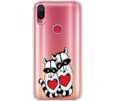 Силіконовий чохол BoxFace Xiaomi Mi Play Raccoons in love (36658-cc29)