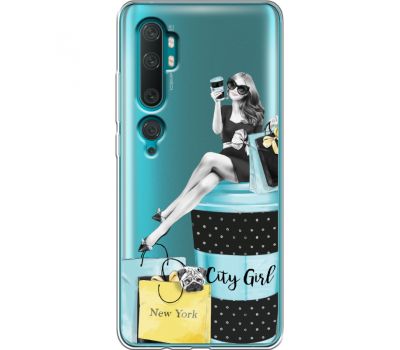 Силіконовий чохол BoxFace Xiaomi Mi Note 10 / Mi Note 10 Pro City Girl (38538-cc56)