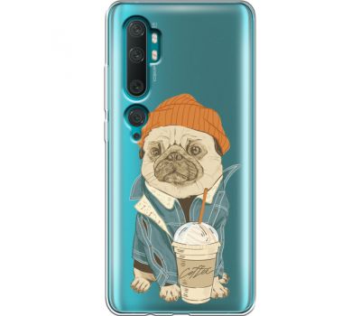 Силіконовий чохол BoxFace Xiaomi Mi Note 10 / Mi Note 10 Pro Dog Coffeeman (38538-cc70)