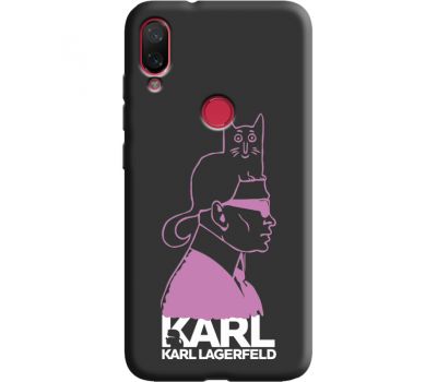 Силіконовий чохол BoxFace Xiaomi Mi Play Pink Karl (38662-bk40)