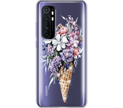 Силіконовий чохол BoxFace Xiaomi Mi Note 10 Lite Ice Cream Flowers (939812-rs17)