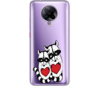 Силіконовий чохол BoxFace Xiaomi Poco F2 Pro Raccoons in love (40089-cc29)