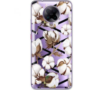 Силіконовий чохол BoxFace Xiaomi Poco F2 Pro Cotton flowers (40089-cc50)
